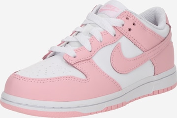 Baskets 'Dunk' Nike Sportswear en rose : devant