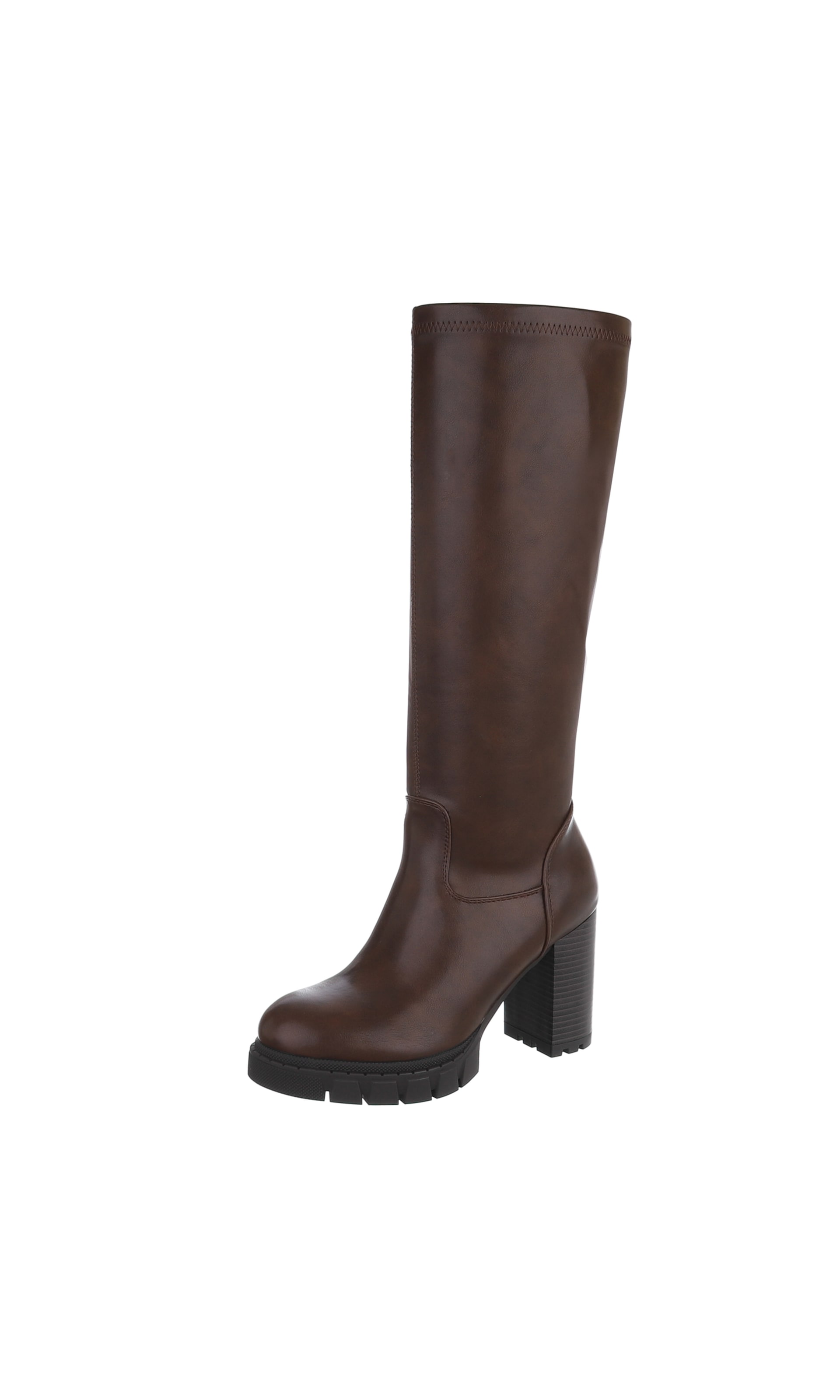 Ital-Design Boots in Brown: front