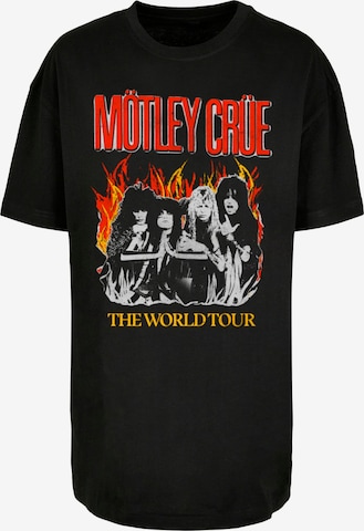 T-shirt 'Motley Crue - Vintage World Tour Flames' Merchcode en noir : devant