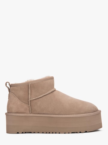 Estro Snow boots '5092' in Beige: front