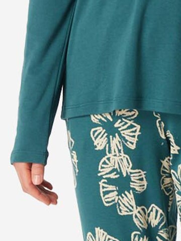 SCHIESSER Pyjama 'Modern Nightwear' in Groen