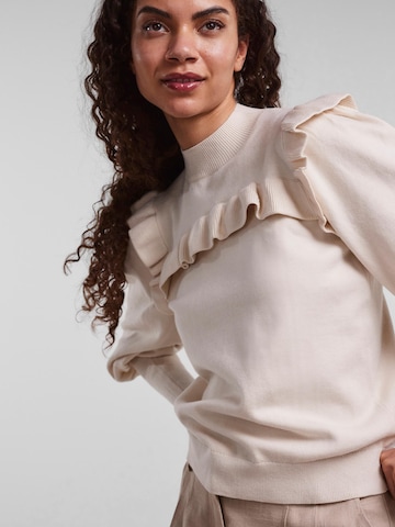 Pull-over 'Jum' YAS en beige