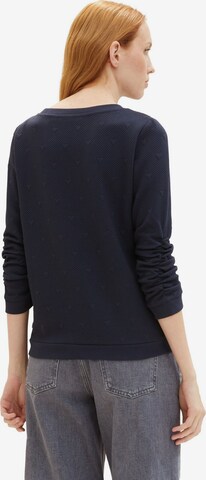 TOM TAILOR Sweatshirt in Blauw