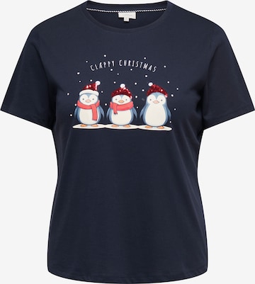 ONLY Carmakoma Shirt 'CARKITA' in Blue: front