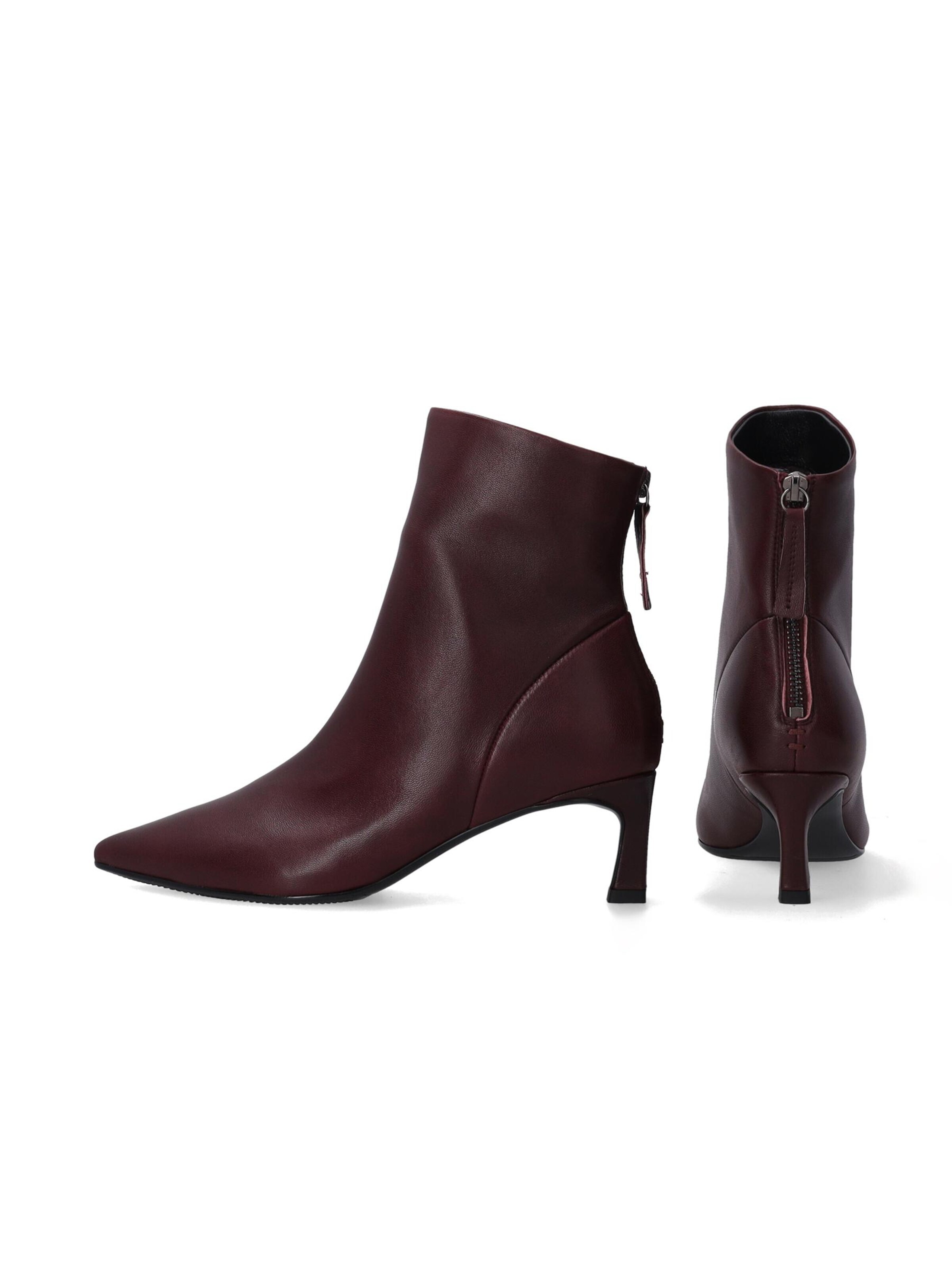 VENEZIA Boots 'Klassische braune Damenstiefel mit Stiletto-Absatz 41'‌‌‌‌‌ in Rot
