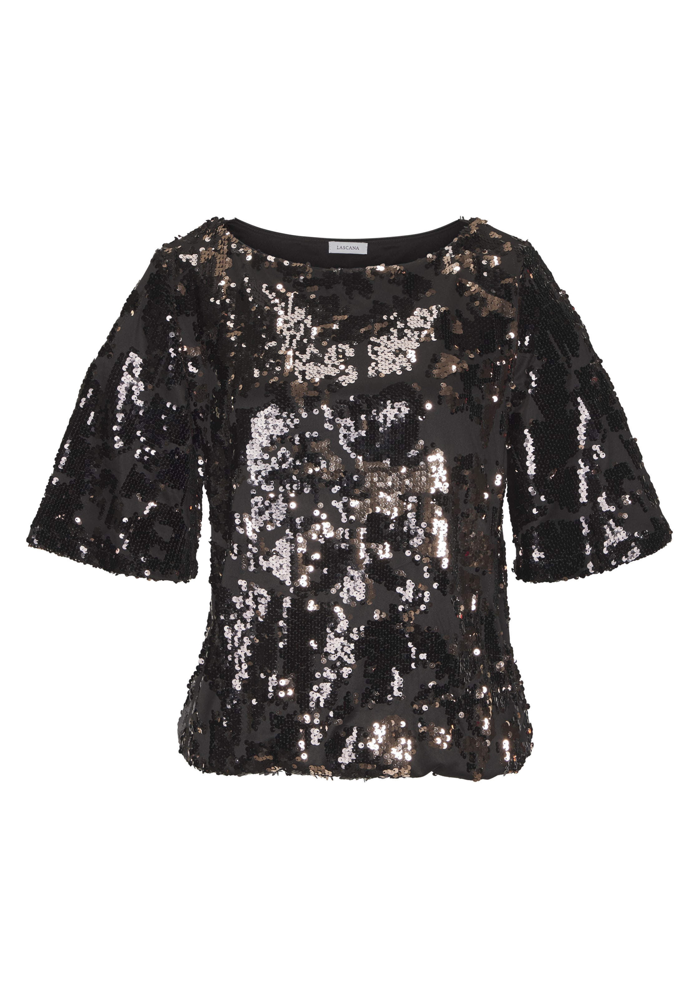 LASCANA Blouse in Brown: front