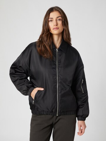 LENI KLUM x ABOUT YOU Between-season jacket 'Rosie' in Black: front