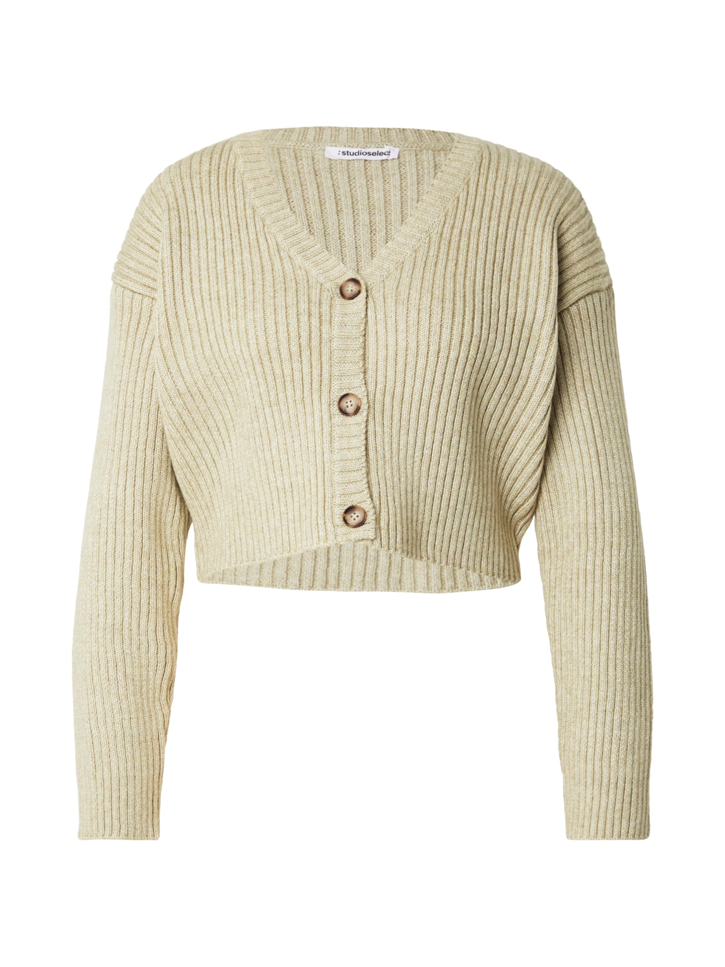 studioselect Strickjacke 'Shelly' in champagner, Produktansicht