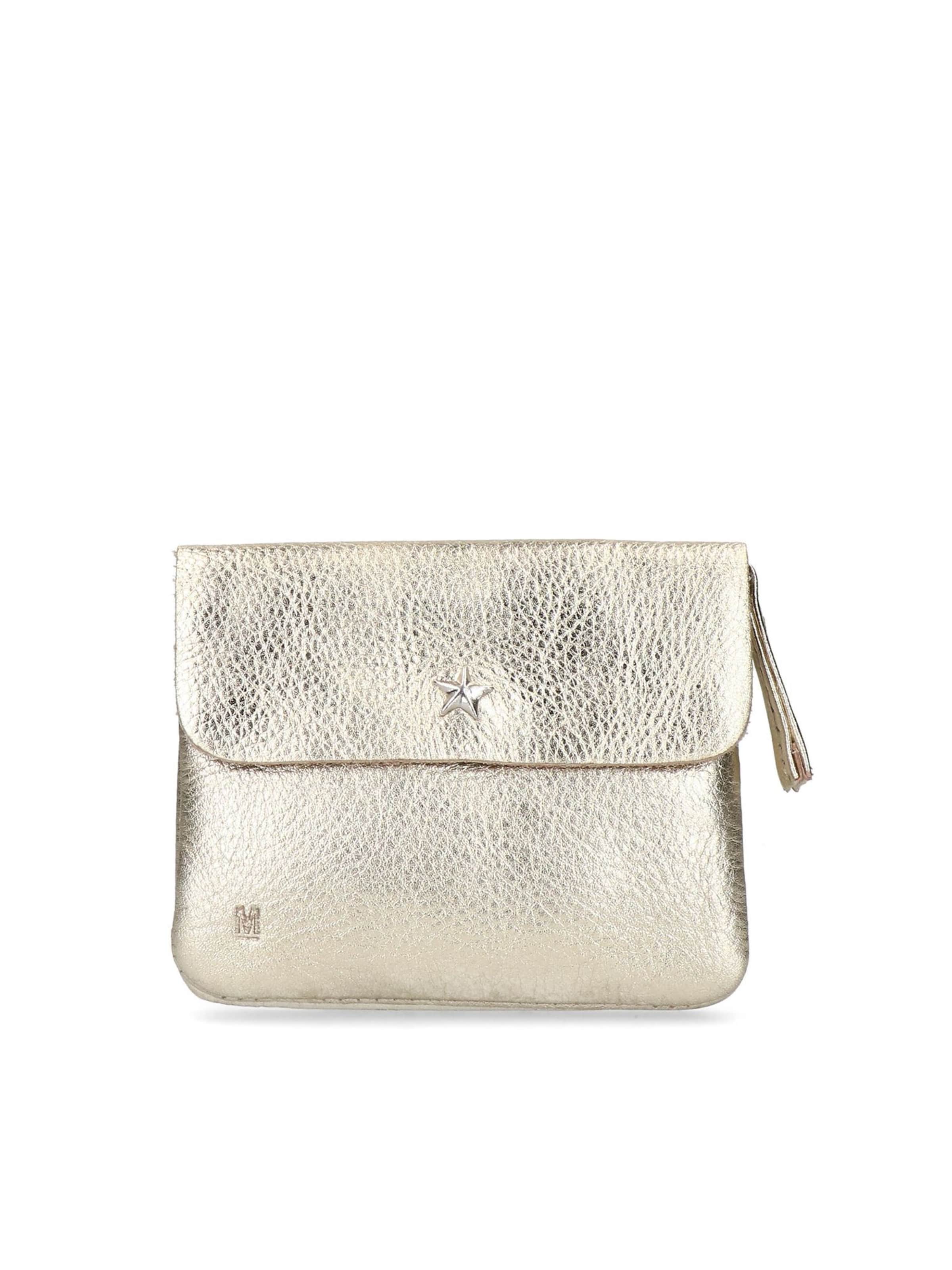 MANFIELD Wallet in Gold: front