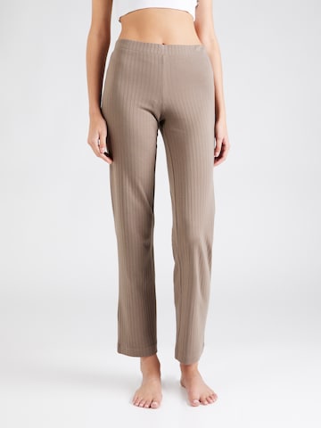 SCHIESSER Pajama Pants in Grey: front