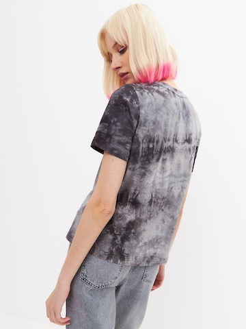 T-shirt 'Rocker Cat' Cat e Lolette en gris
