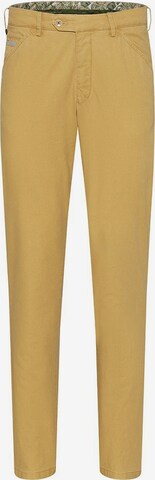 MEYER Slim fit Chino Pants 'Chicago' in Yellow: front