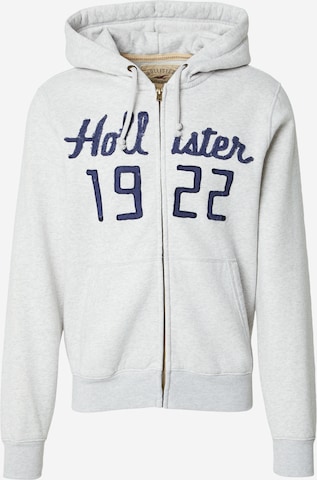 HOLLISTER Collegetakki värissä harmaa: etupuoli