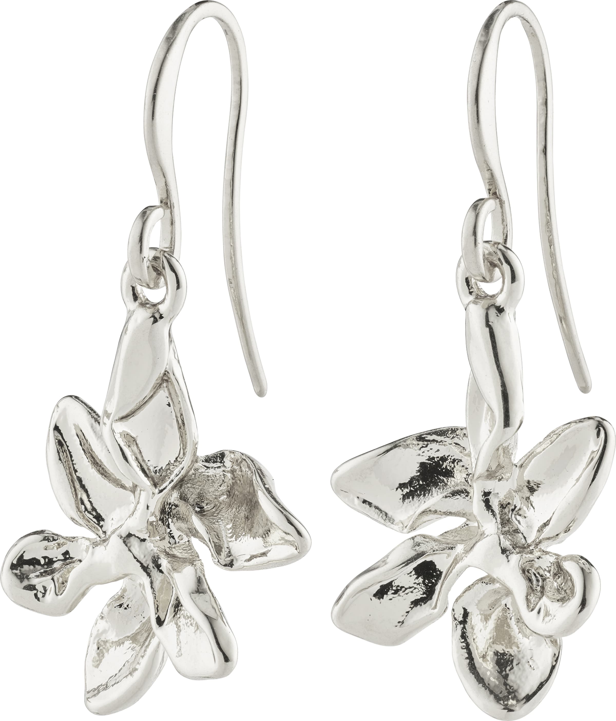 Boucles d'oreilles 'Riko' Pilgrim en argent : devant