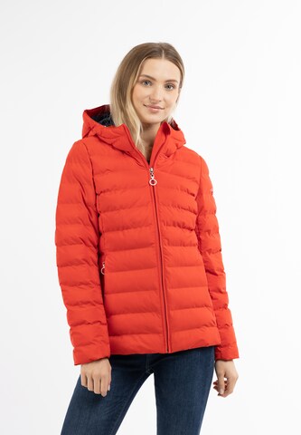 DreiMaster Maritim Winter Jacket in Red: front