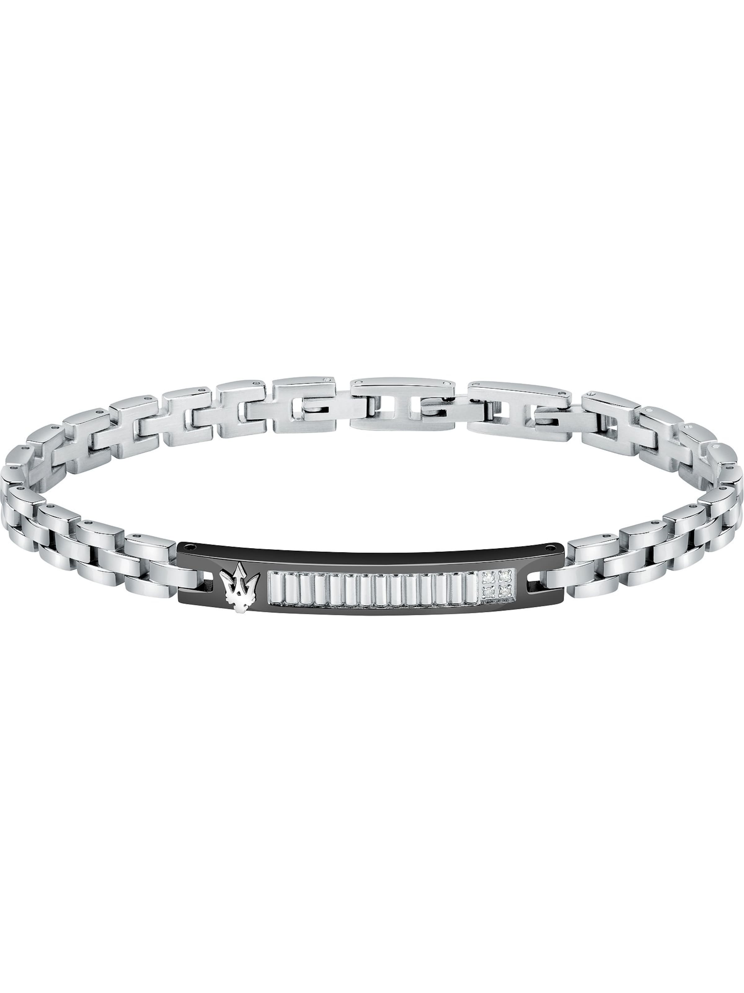 Maserati Bracelet in Silver: front