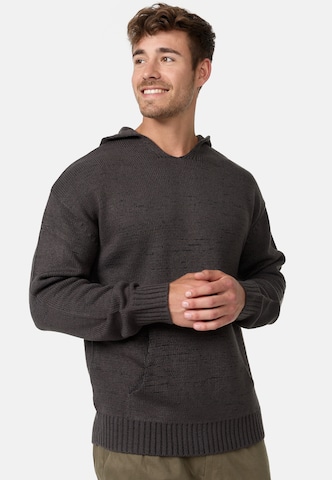 INDICODE JEANS Sweater 'Ledger' in Grey: front