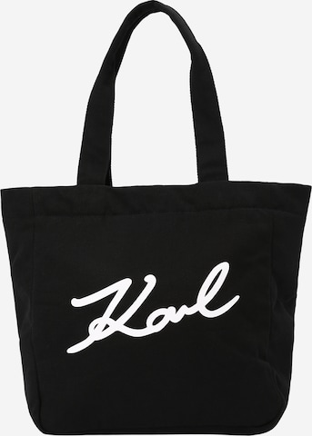 Karl Lagerfeld Shopper táska - fekete: elől