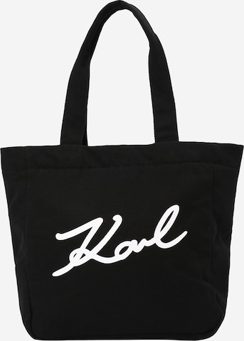 Karl Lagerfeld Shopper in Zwart: voorkant