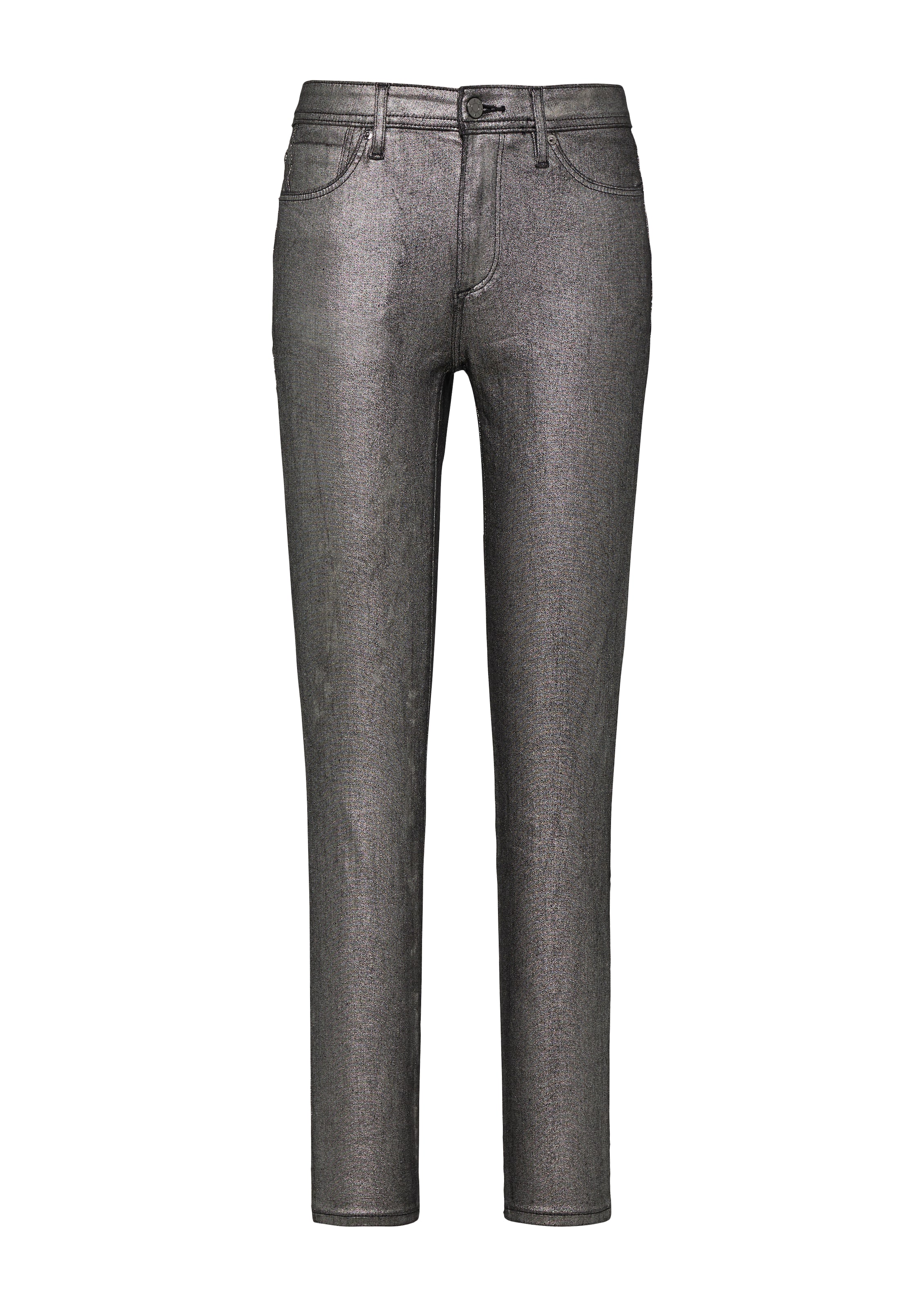 s.Oliver Skinny Jeans 'Izabell' in Grijs: voorkant
