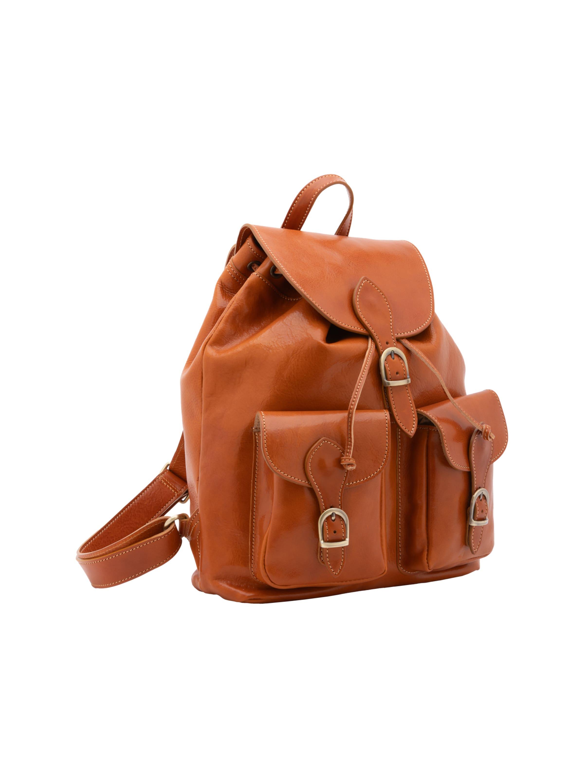 Viola Castellani Rucksack in Braun: Vorderseite