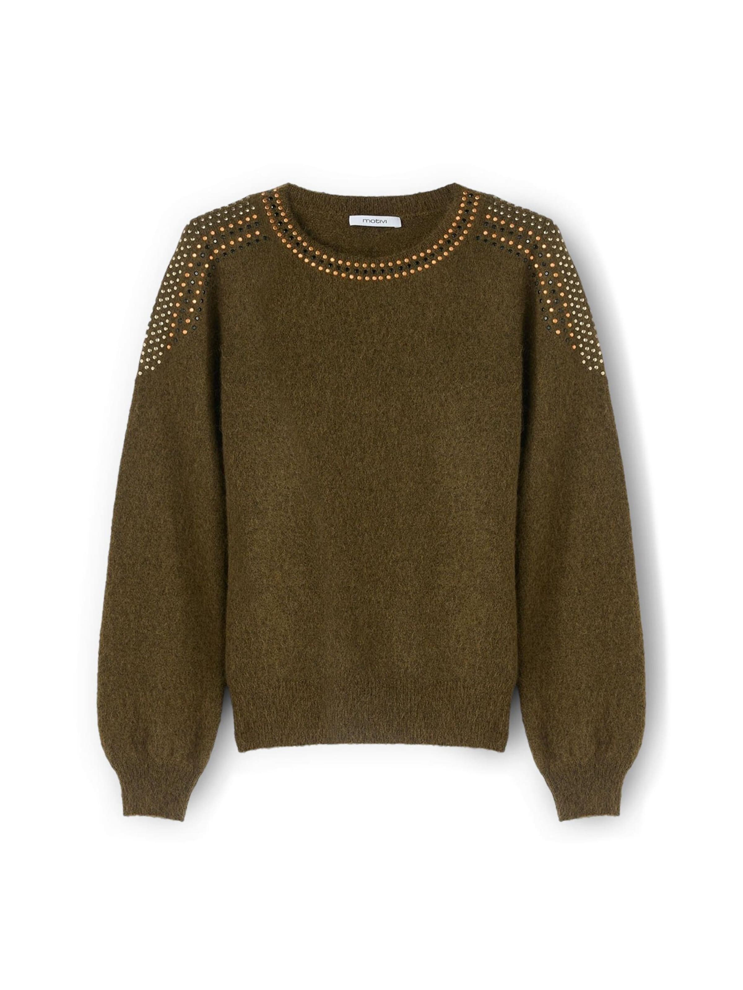 MOTIVI Sweater in Green: front