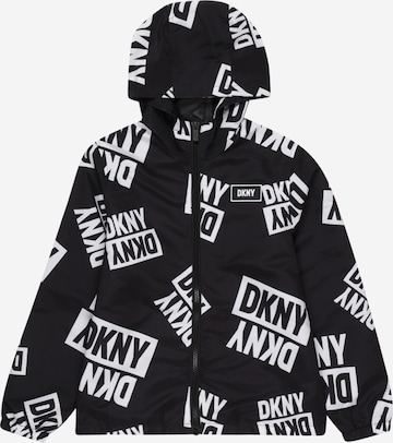 DKNY - Chaqueta de entretiempo en negro: frente