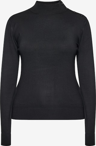 usha BLACK LABEL Pullover in Schwarz: predná strana