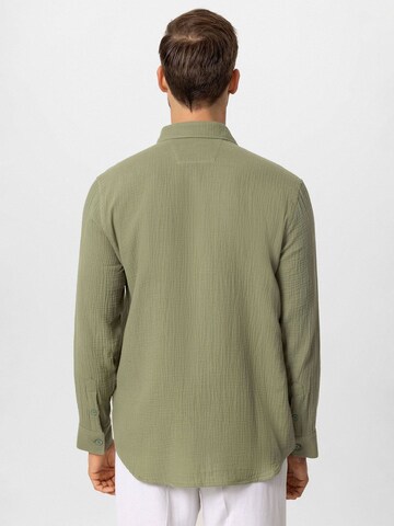 Regular fit Camicia 'Ilario' di Antioch in verde