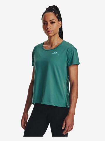 T-shirt fonctionnel UNDER ARMOUR en vert : devant