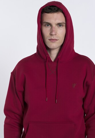 DENIM CULTURE Sweatshirt 'SAORO' in Rood