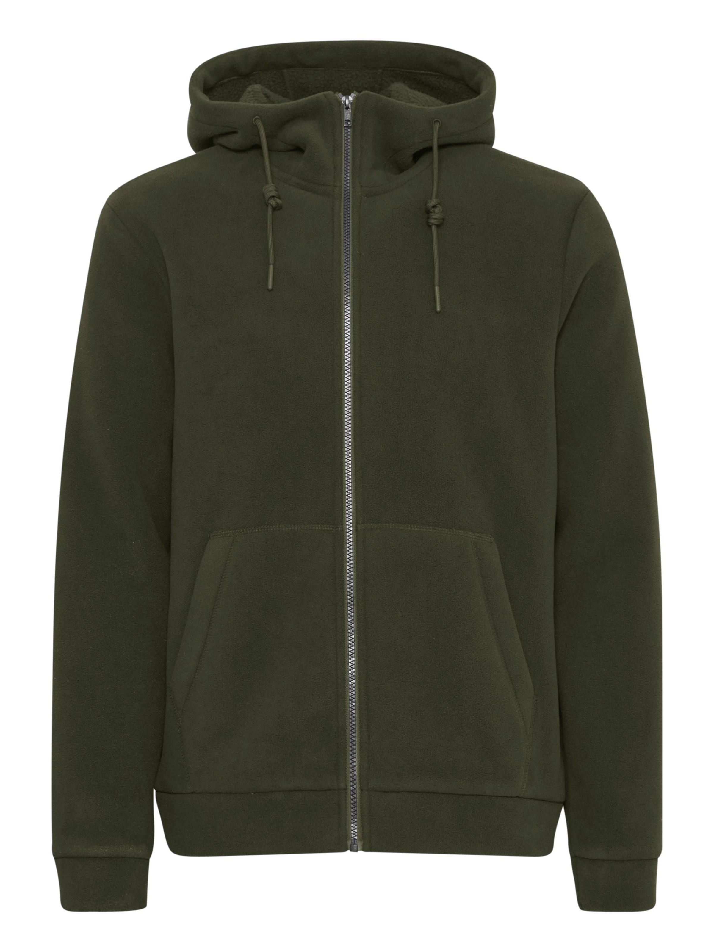 Veste en polaire BLEND en vert : devant