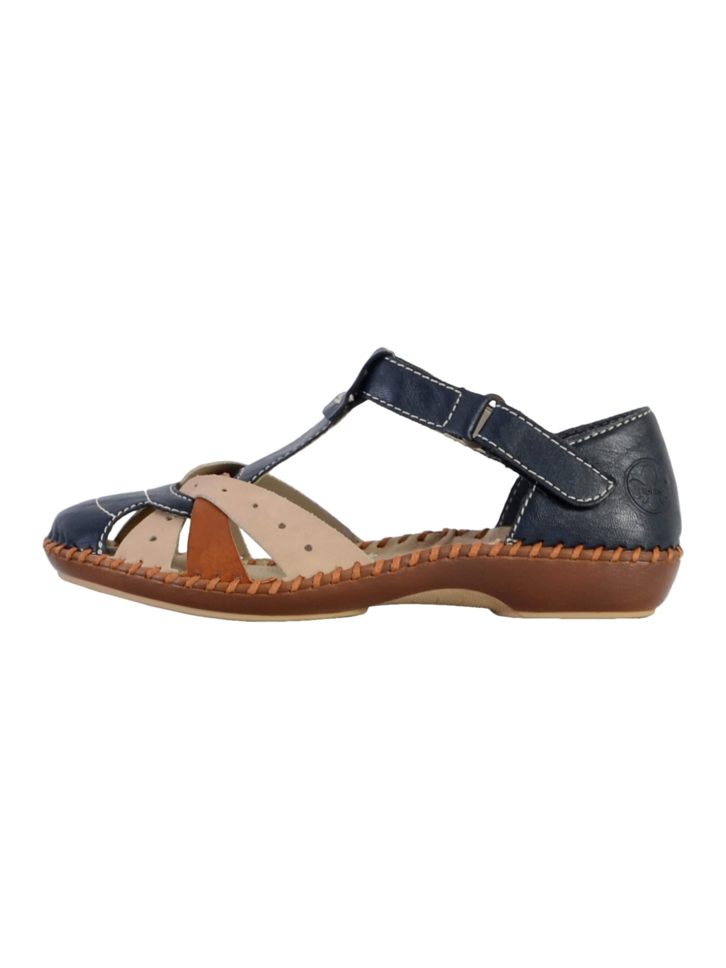 Rieker - Sandalias en azul: frente