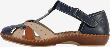 Rieker - Sandalias en azul: frente
