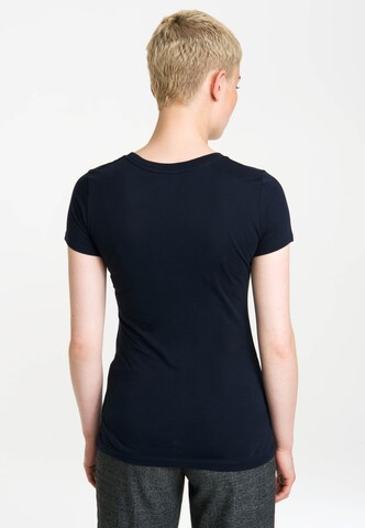 LOGOSHIRT Shirt 'Batgirl' in Blue