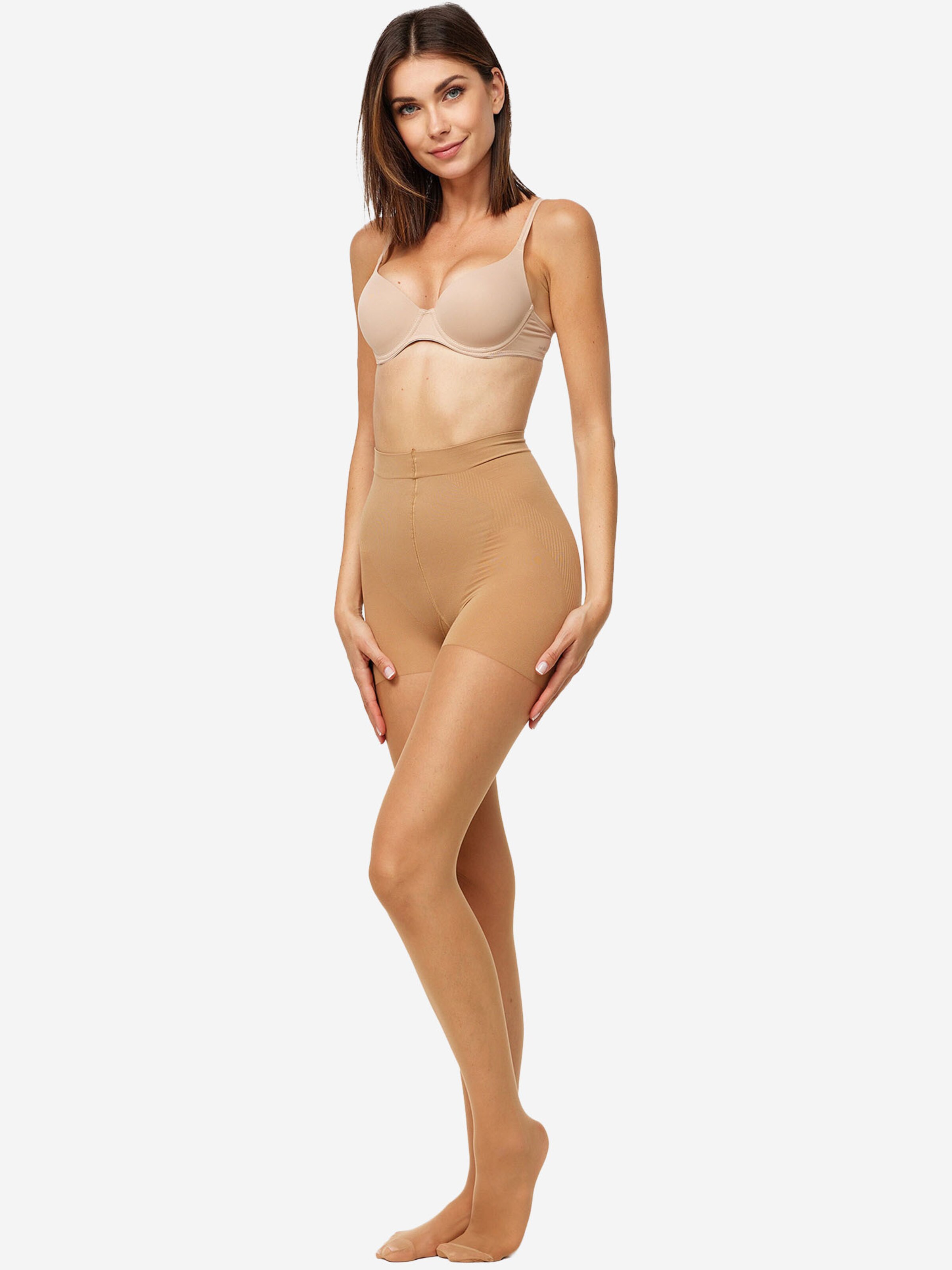 Collants ' Goodbye Laufmaschen Shape 20 DEN ' Nur Die en beige