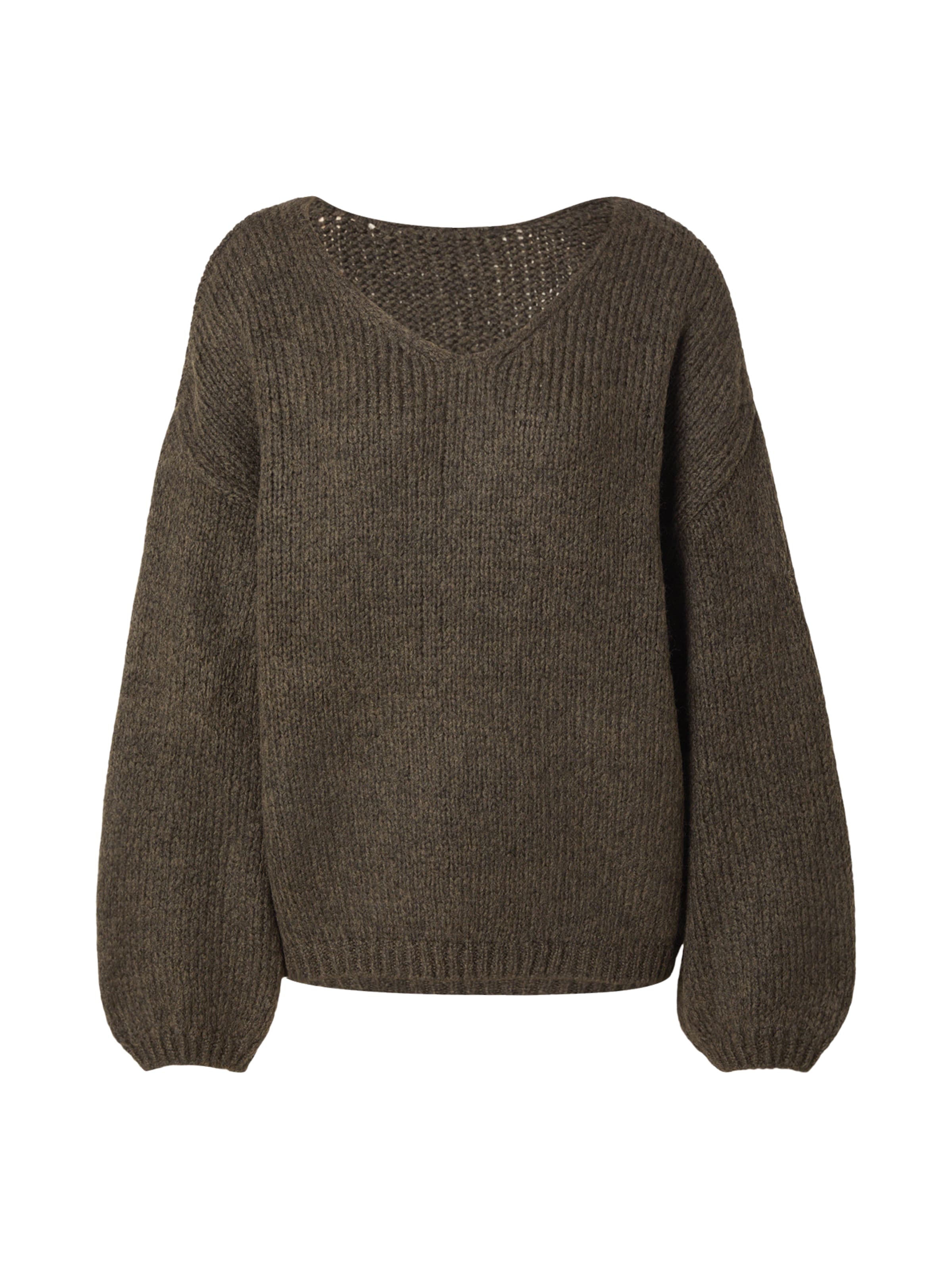 JDY Pullover 'JDYDINEA' in Braun: Vorderseite