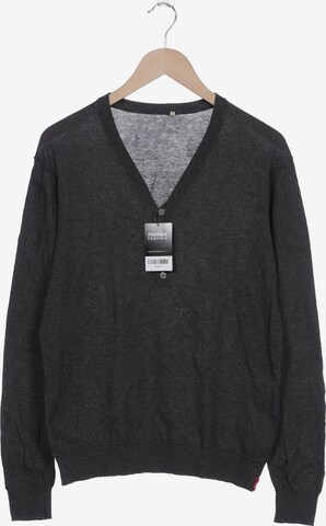 EDC BY ESPRIT Sweater & Cardigan in L in Grey: front