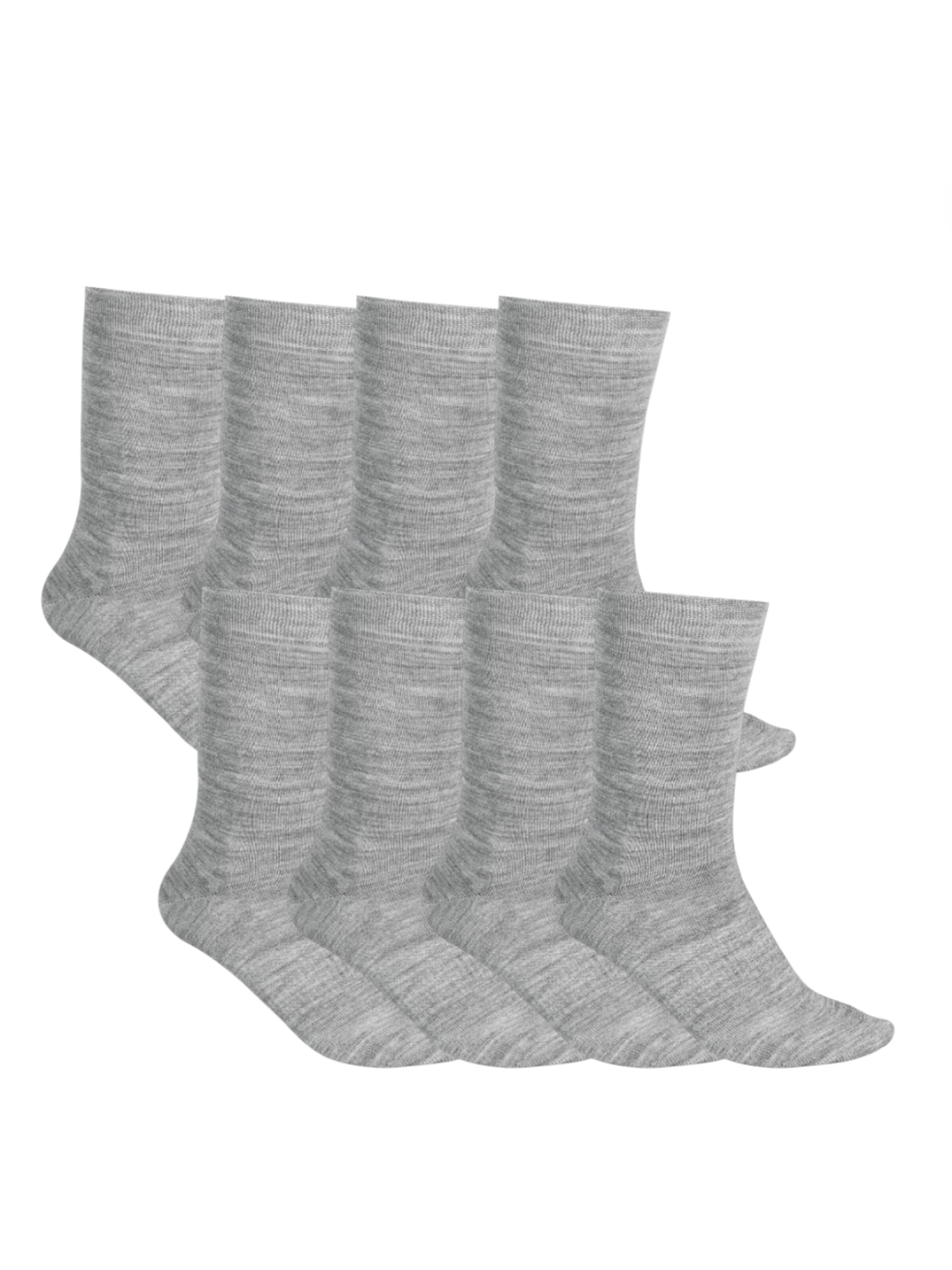 Chaussettes 'Merino Wol Sokken - 8 Paar' Sukats en gris