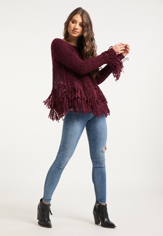 IZIA Sweater in Red