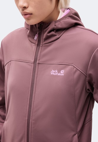 JACK WOLFSKIN Outdoor jacket 'Windhain 2' in Purple