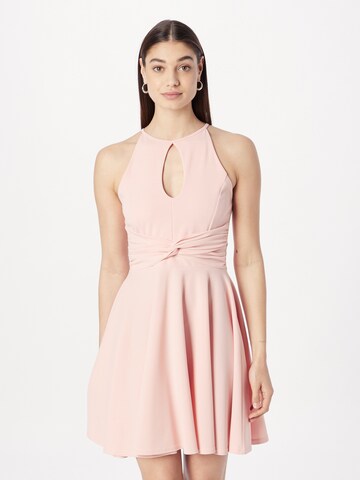 TFNC Koktejlové šaty 'LOMIA' – pink: přední strana