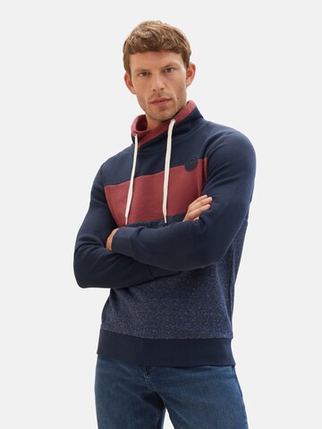 TOM TAILOR - Sweatshirt em vermelho