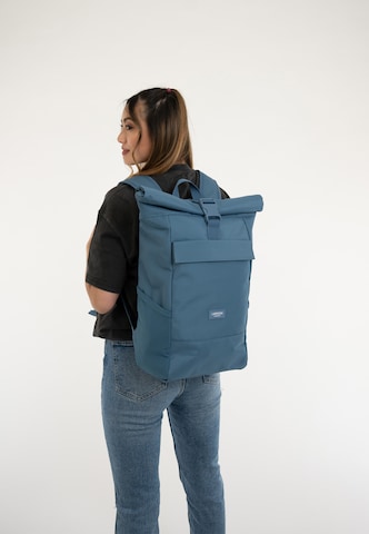LARKSON Backpack 'No 4' in Blue: front