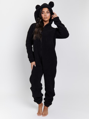 Loungeable Pajama in Black: front