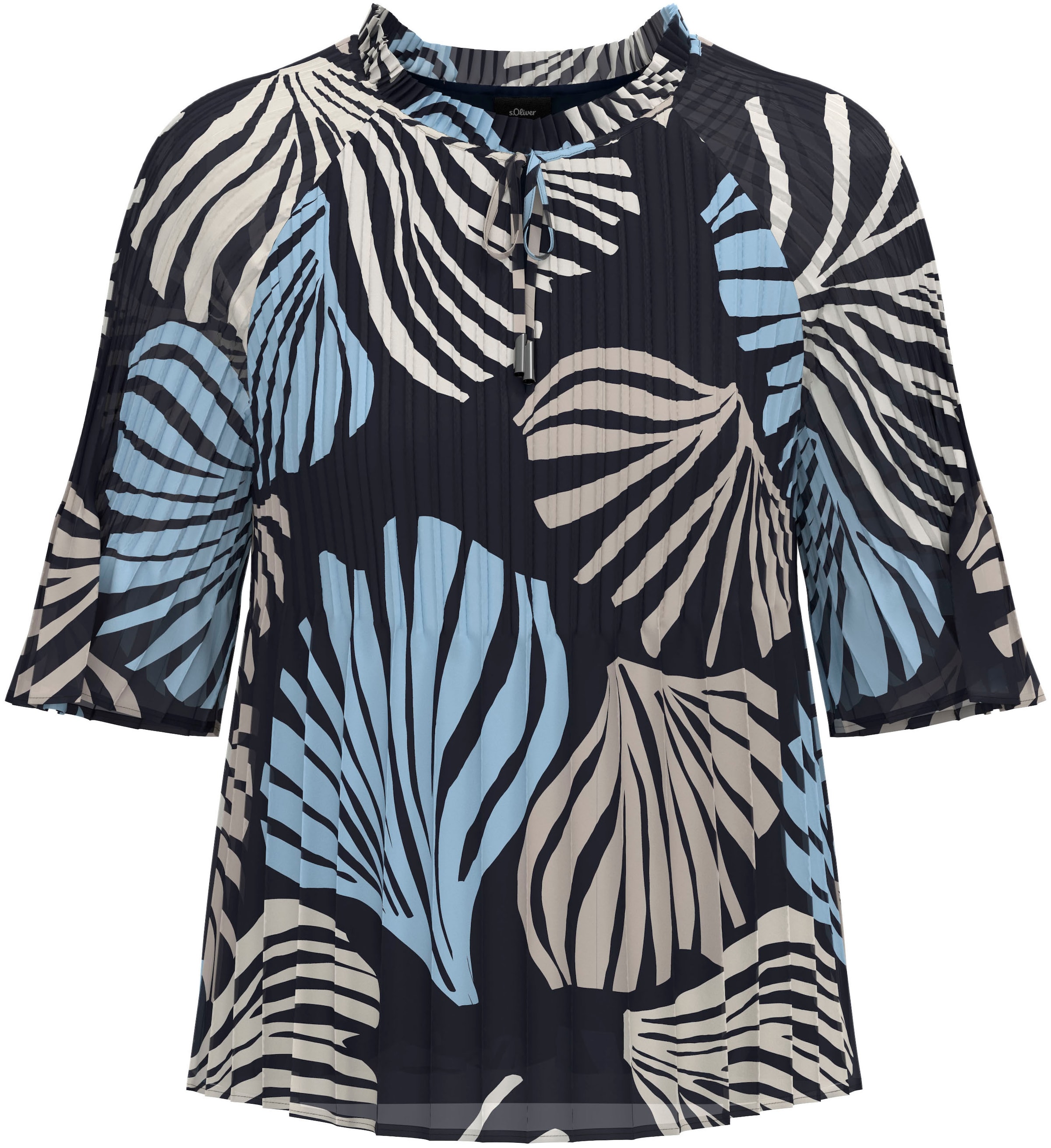 s.Oliver BLACK LABEL Blouse in Blue: front