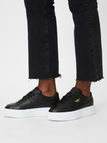 PUMA Platform trainers 'Oslo Maja' in Black: front