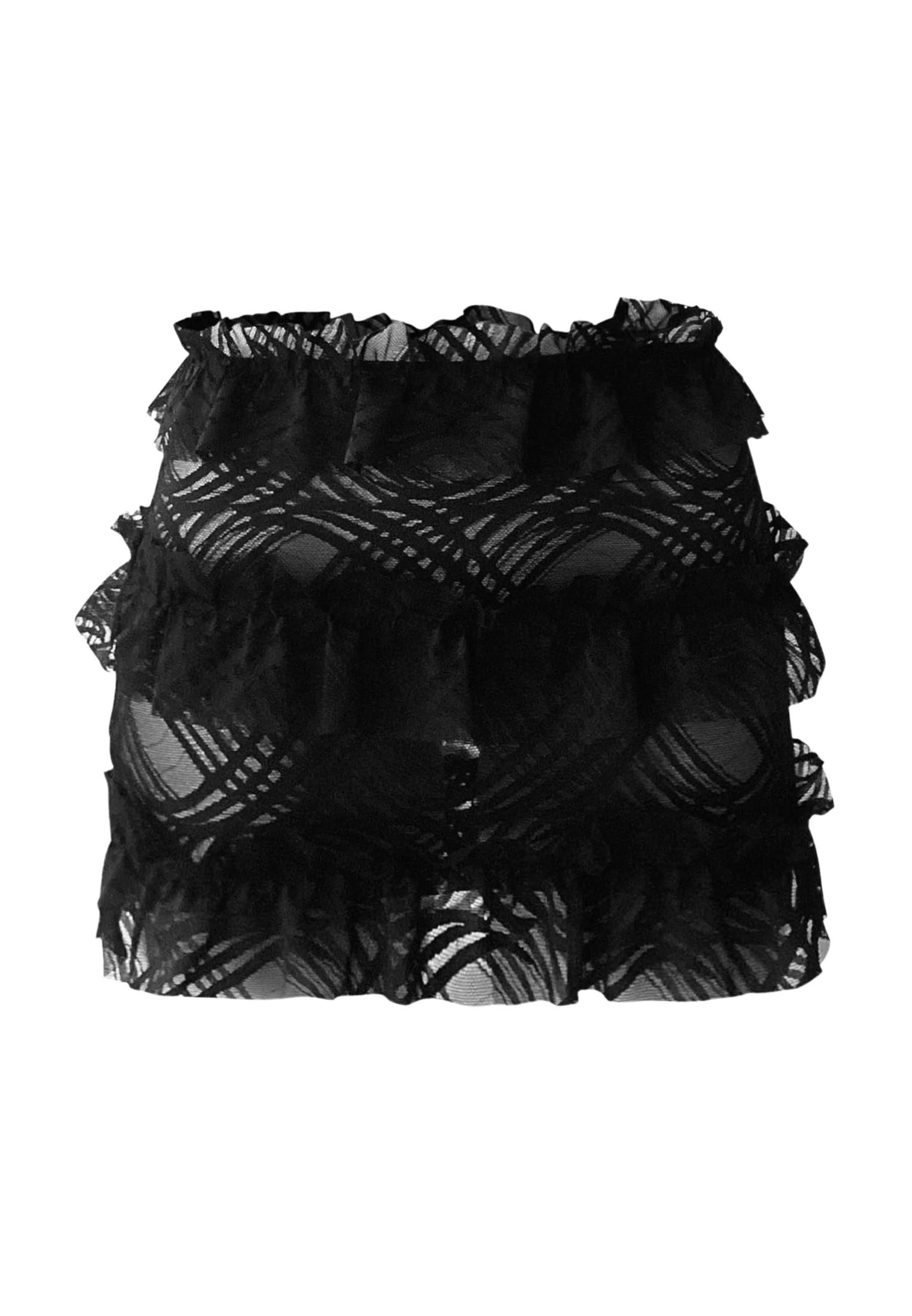 OW Collection Rok 'Grace' in Zwart: voorkant