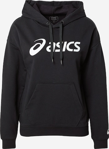 ASICS Sportief sweatshirt in Zwart: voorkant