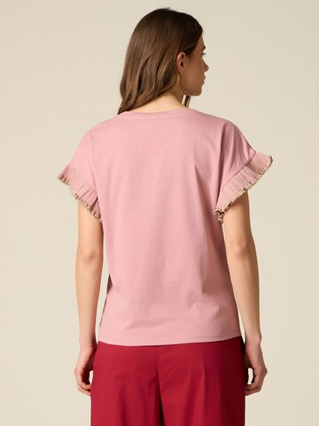 Maglietta di oltre in rosa